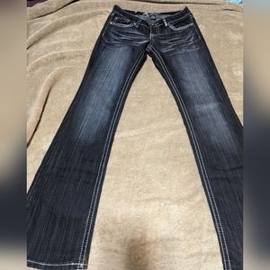 Antique rivet jeans